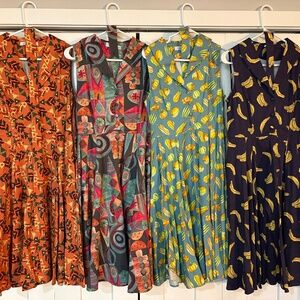 Lot of 4 Miss Lulo medium dresses